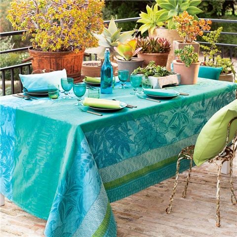 Garnier-Thiebaut - Mille Alocasias Tablecloth 150x220cm