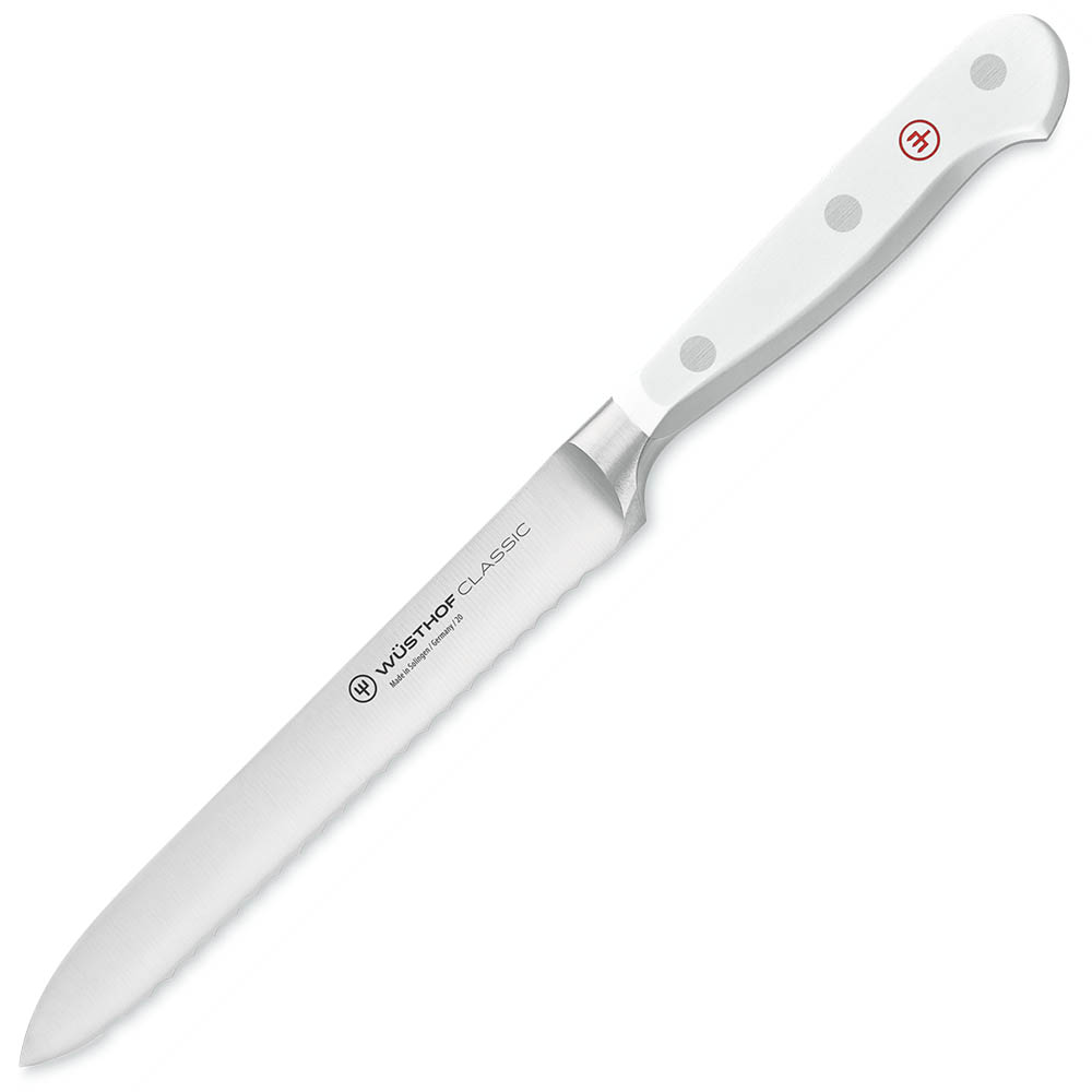 Wusthof - Classic White Sausage Knife 14cm | Peter's of Kensington