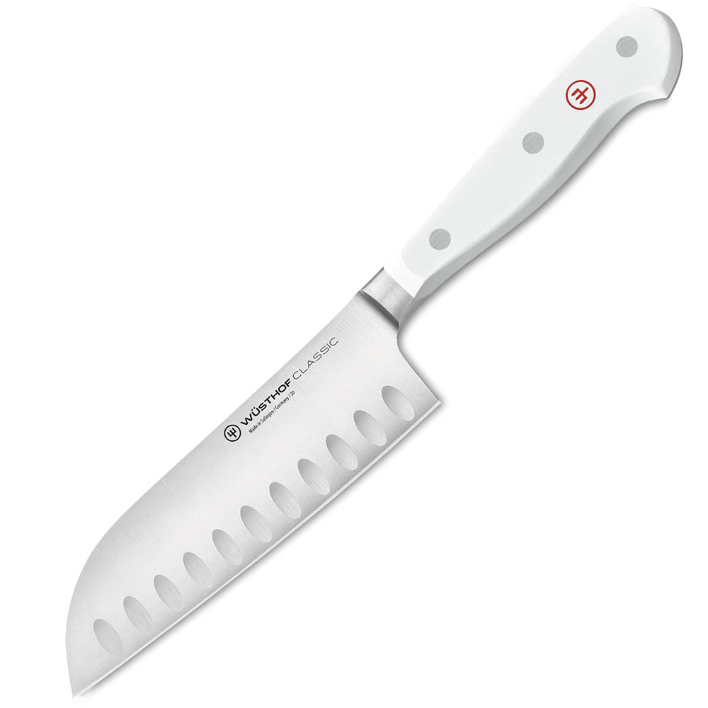 Wusthof Classic White Santoku Knife 14cm Peter's of Kensington
