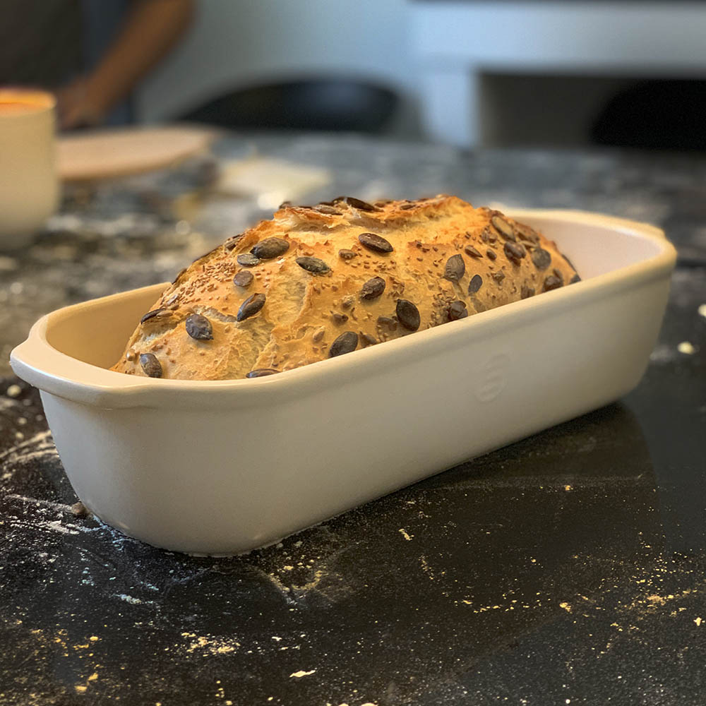 Emile Henry Bread Loaf Baker Large Linen Peter's of Kensington