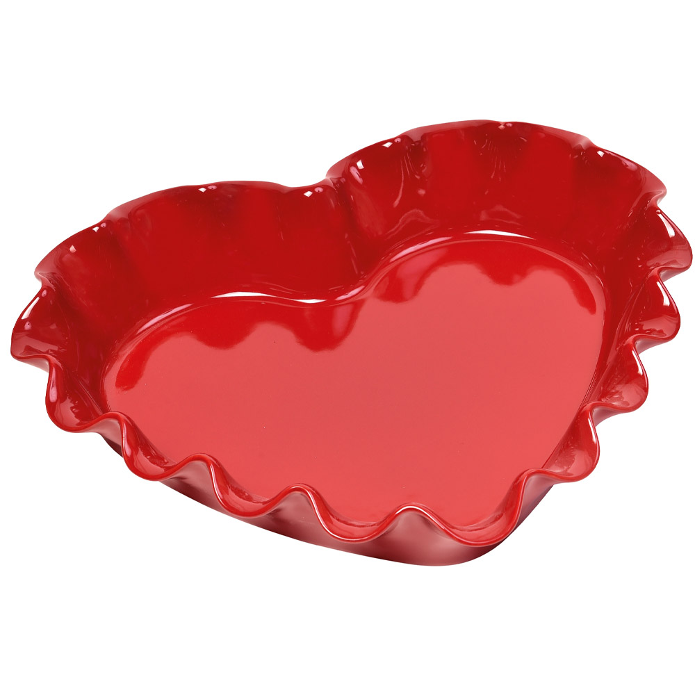 Emile Henry Ruffled Heart Dish Peter's of Kensington