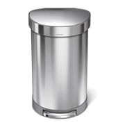Simplehuman - Brushed S/Steel Semi-Round Step Can 45L