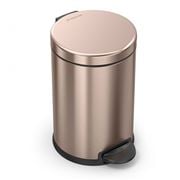 Simplehuman - Round Step Can Steel Rose Gold 4.5L