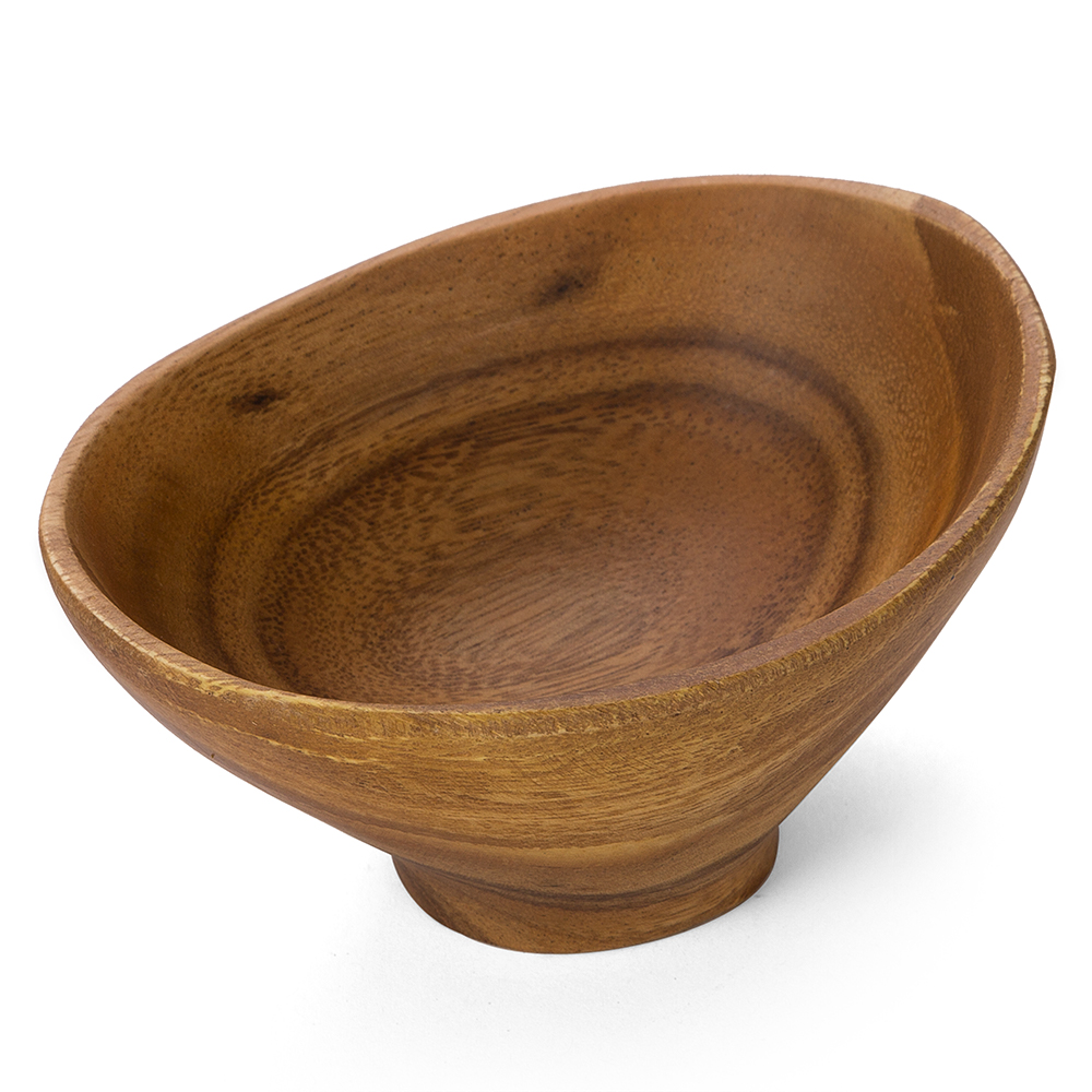 Darlin Acacia Wood High Sided Bowl Medium Peter's of Kensington