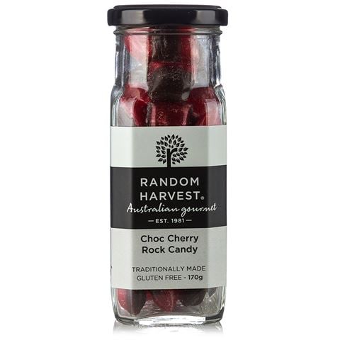 Random Harvest - Choc Cherry Rock Candy 170g