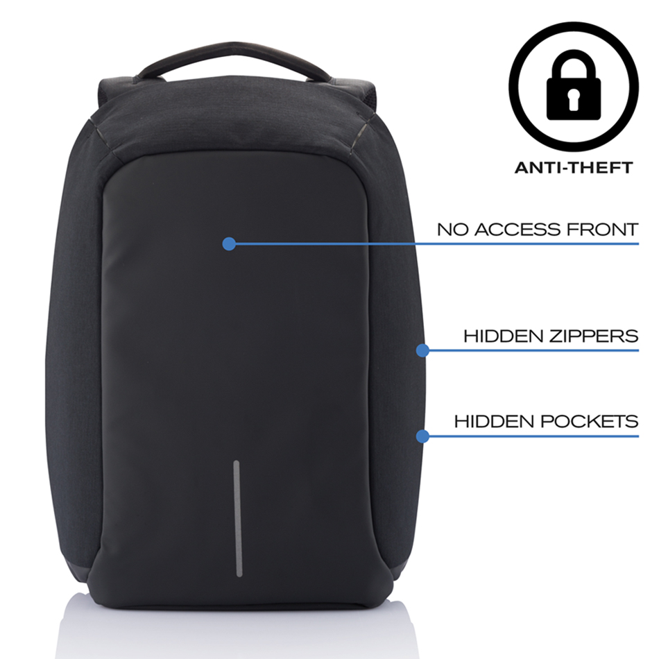 anti theft backpack hidden zipper