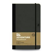 Flexbook - Adventure Ruled Notebook Medium Off Black