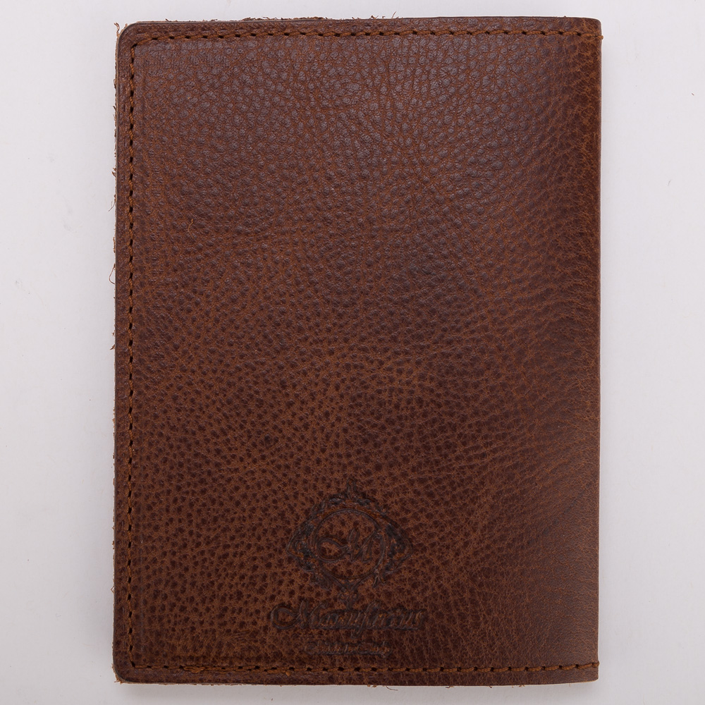 Manufactus Passport Holder Vintage Leather Brown Peter's of Kensington