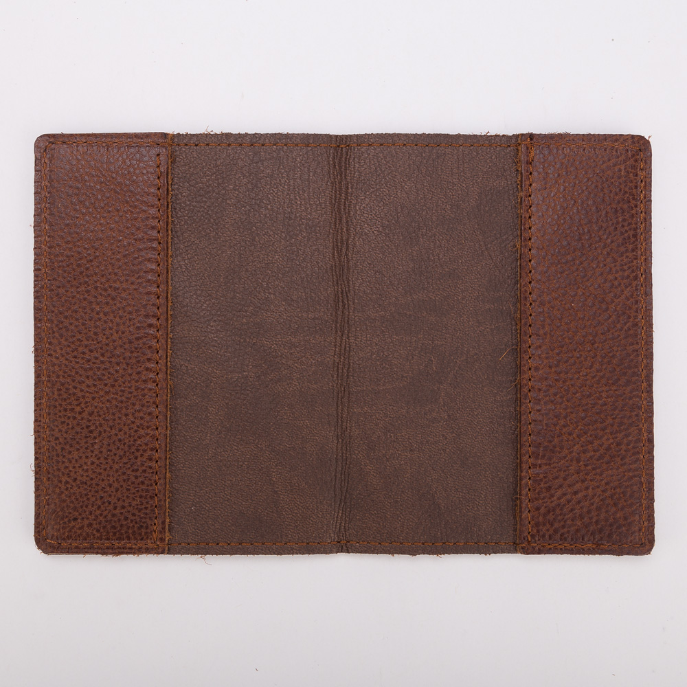 Manufactus - Passport Holder Vintage Leather Brown | Peter's of Kensington