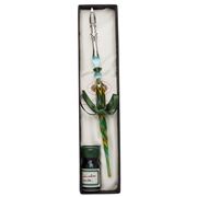 Rubinato - Green Glass Pen & Ink
