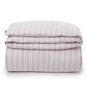 Lexington - Striped Sateen Duvet Pink & White 210x210cm