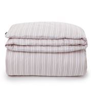 Lexington - Striped Sateen Duvet Pink & White 245x210cm