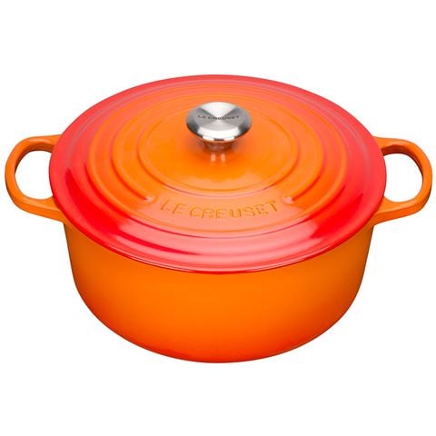Le Creuset Signature Round Casserole Volcanic 28cm/6.7L - Peter's of Kensington