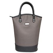Sachi - Two Bottle Wine Tote Bag Charcoal