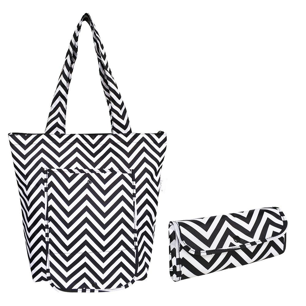 sachi insulated folding market tote