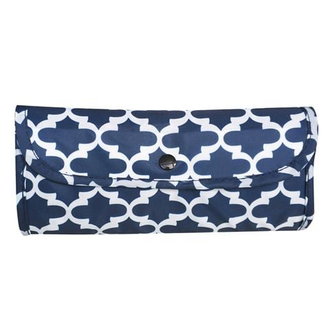 Sachi - Insulated Folding Market Tote Bag Moroccan Navy