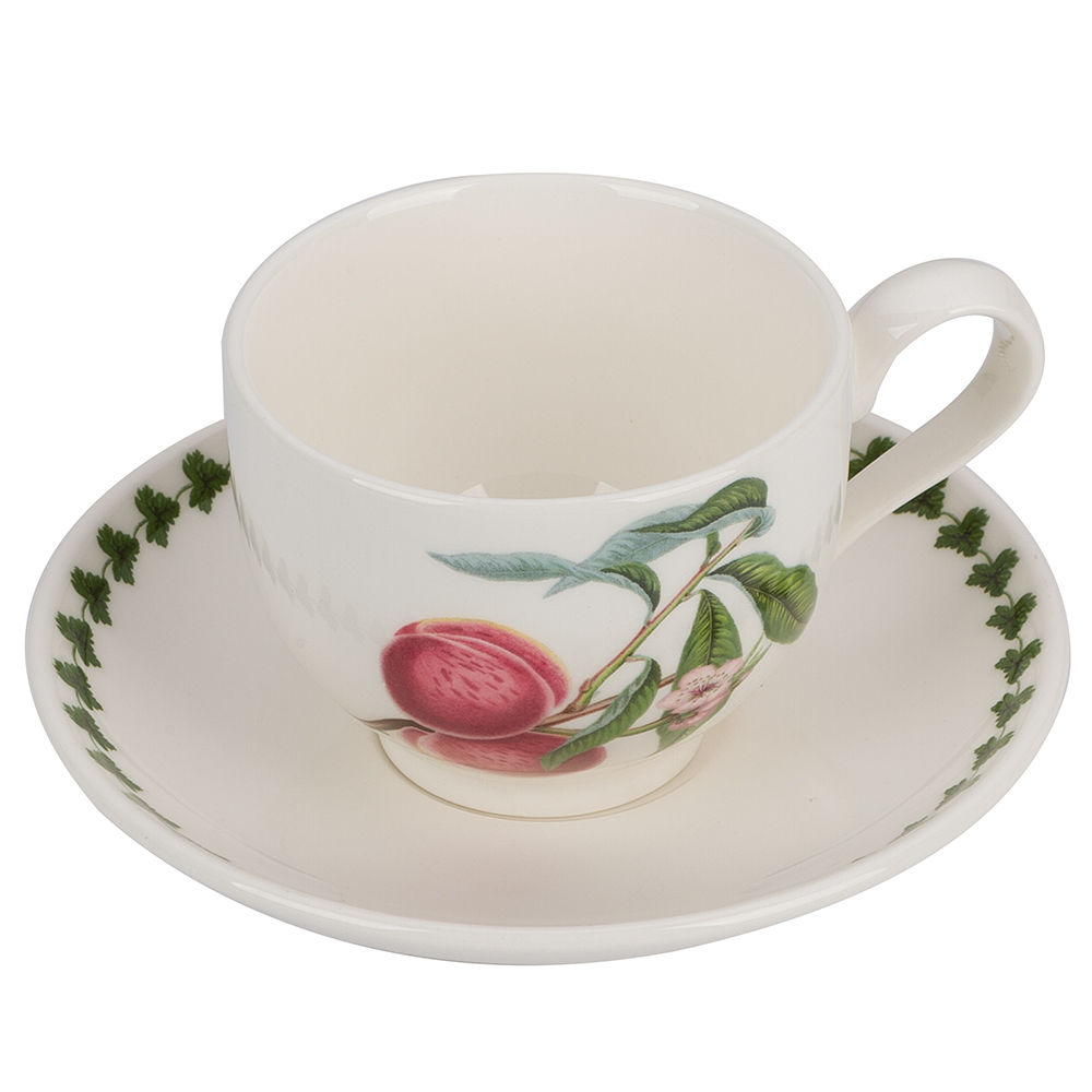 Portmeirion Pomona Tea Cup & Saucer Set 6pce Peter's of Kensington
