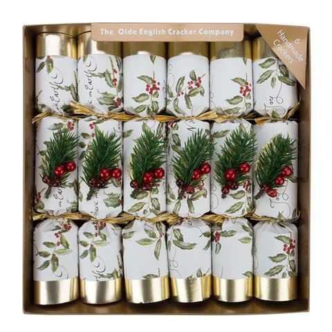 Olde English Cracker Co - Holly Spray Bonbon Set 6pce