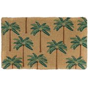 Doormat Designs - Colonial Palms Natural Coir Doormat