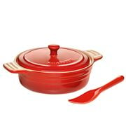 Chasseur - La Cuisson Camembert Baker & Cheese Spreader Red