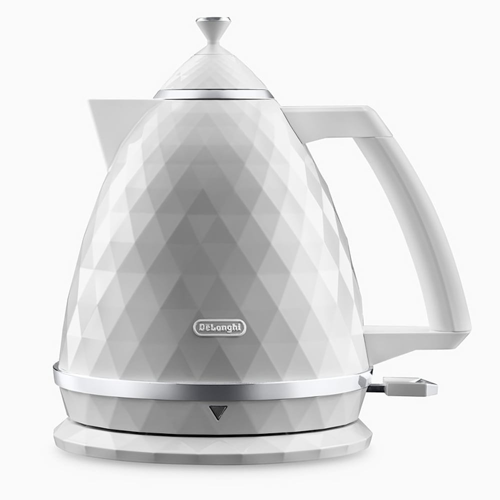 DeLonghi Brillante Kettle KBJX2001 White Peter's of Kensington
