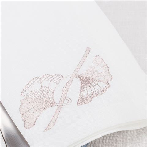 Serenk - Gingko Linen Napkin Beige 40x40cm