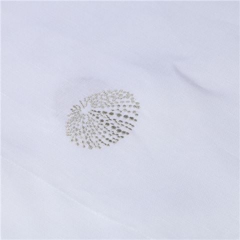 Serenk - Sea Urchin White Linen Tablecloth Silver 160x350cm