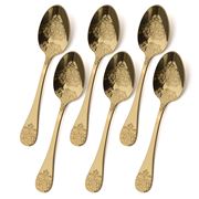 Herdmar - Pompadour Tea Spoon Gold Set 6pce