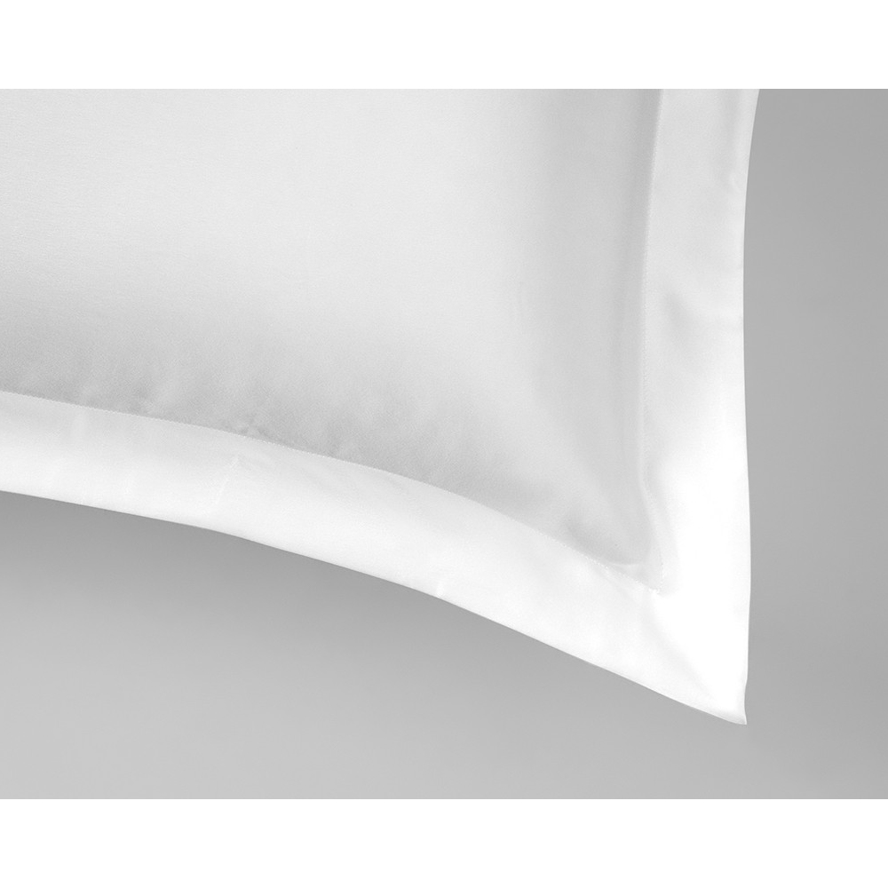 Sheridan Lanham Silk Tailored Pillowcase Snow Peter's of Kensington