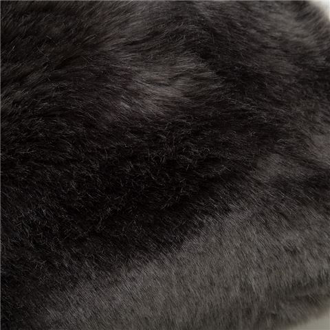 Evelyne Prelonge - Faux Fur Cushion Anthracite Grey 40x60cm