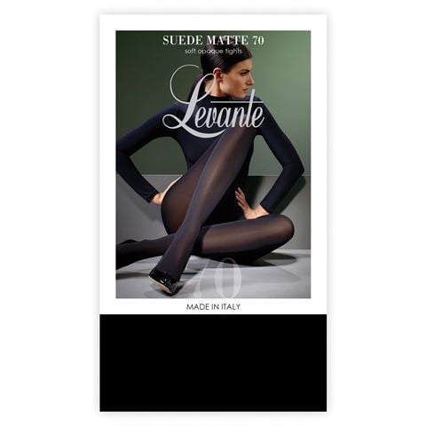 Levante - Suede Matte 70 Denier Tights Extra Tall Nero