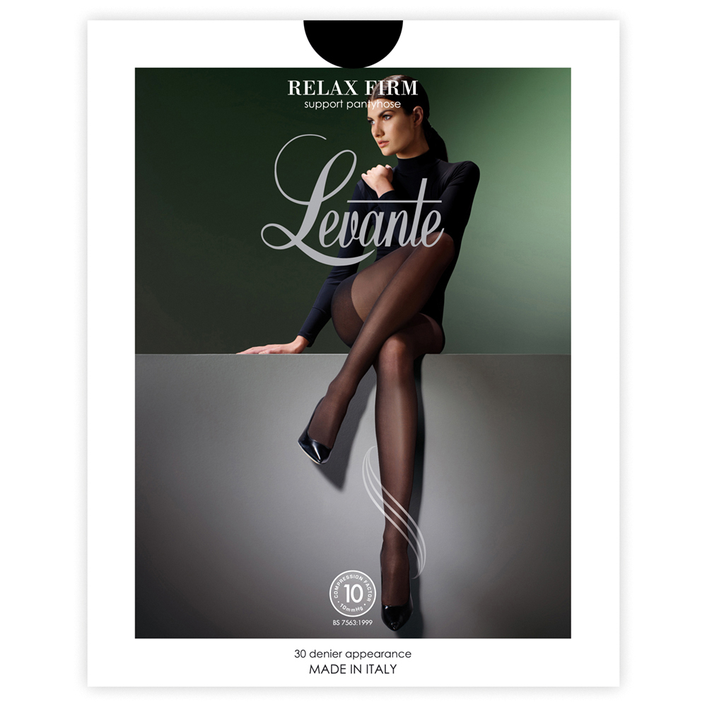 Levante Relax Firm Sheer Support Pantyhose Londra Small at