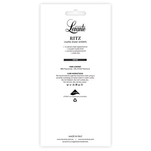 Levante - Ritz Anklet Nero