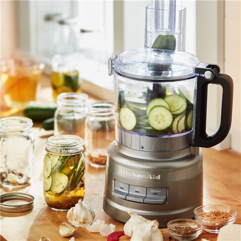 KitchenAid - 7 Cup Food Processor KFP0719 Almond Cream | Peter's of