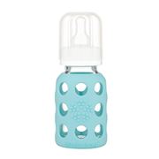 LifeFactory - Glass Baby Bottle Mint 120ml