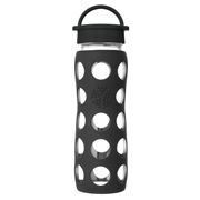 LifeFactory - Classic Cap Water Bottle Onyx Black 650ml