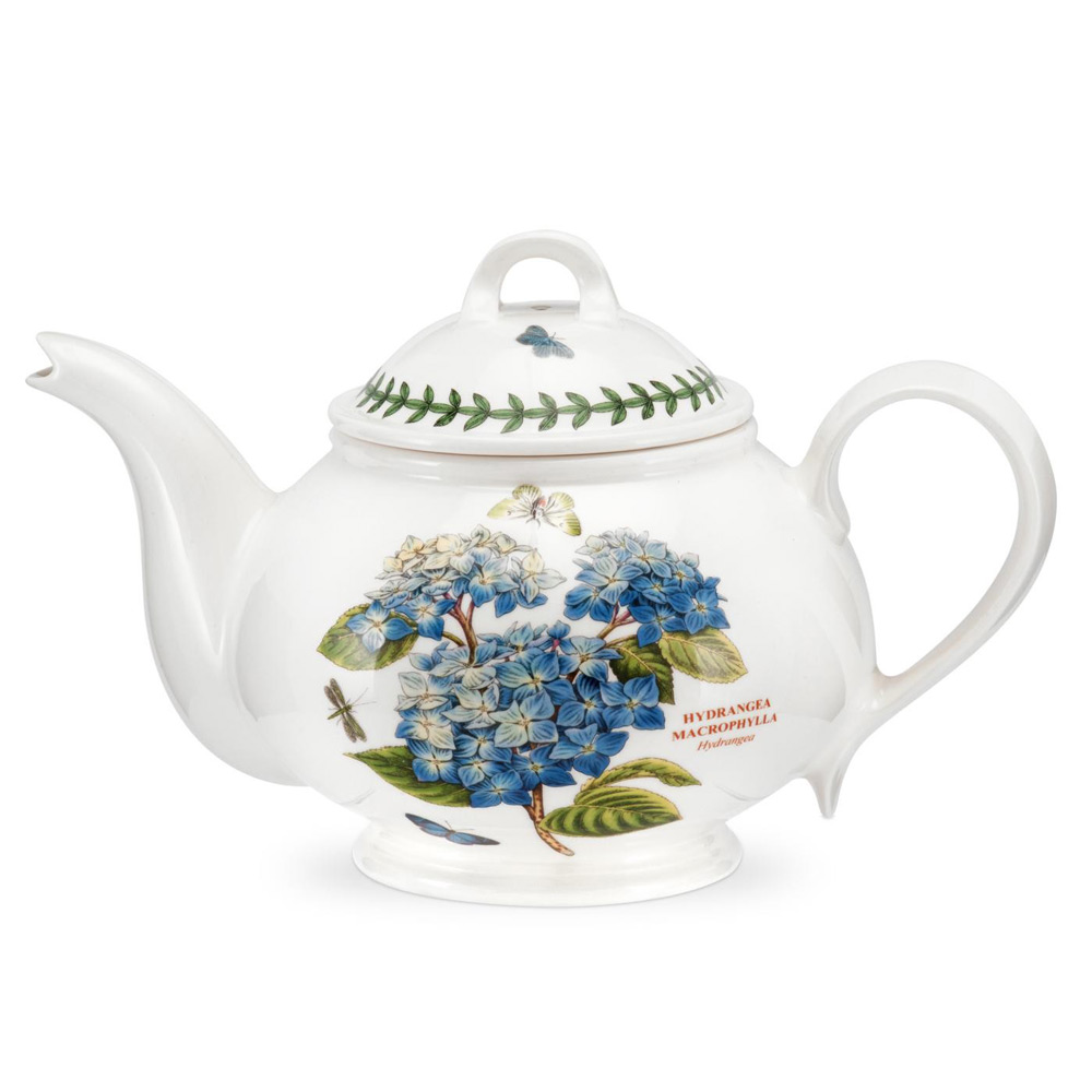 Portmeirion Botanic Garden Teapot Hydrangea 1.1L Peter's of Kensington
