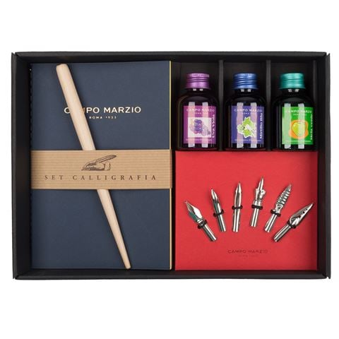 NEW Campo Marzio Minny Ballpoint Pen with Journal Black