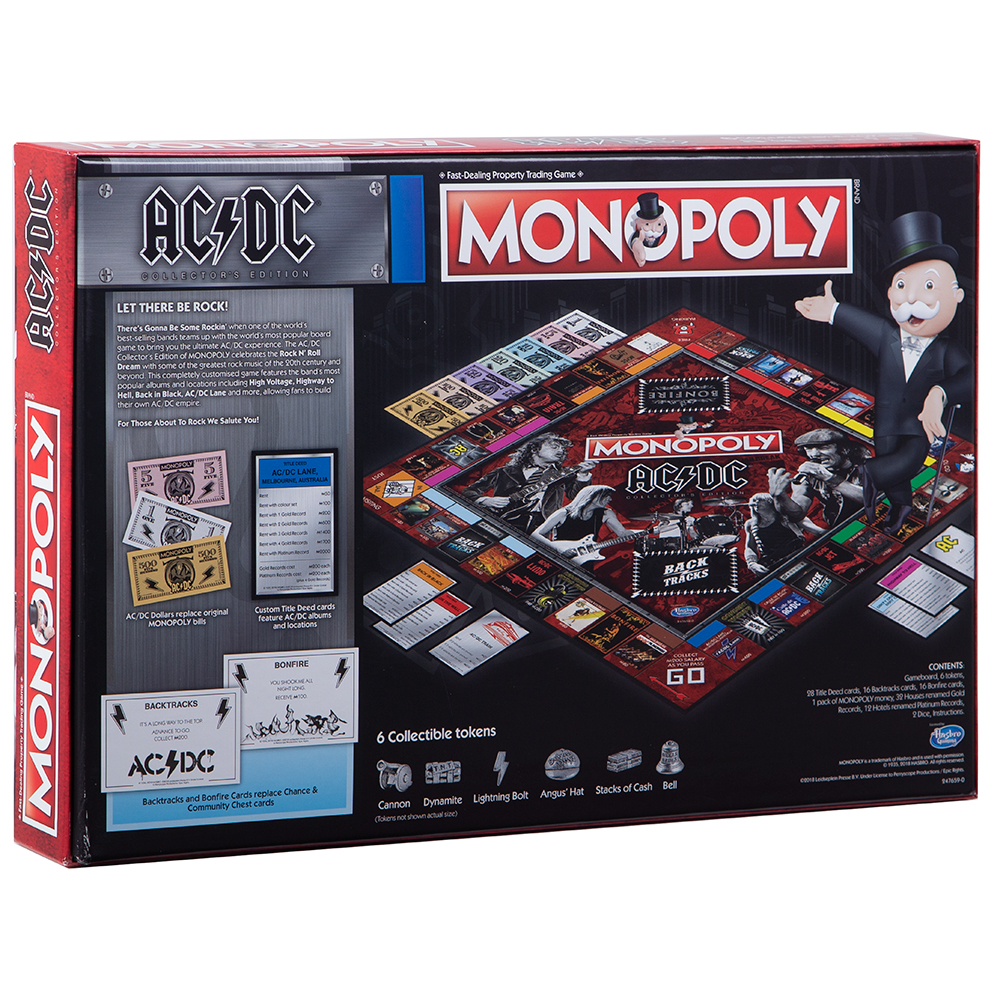Monopoly AC/DC Collector's Edition Board Game for sale online | eBay