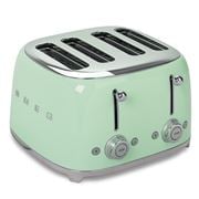 Smeg - 50's Retro Four Slot Toaster TSF03 Pastel Green