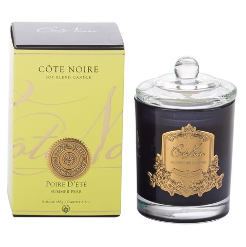 Cote Noire - Summer Pear Candle Gold 185g | Peter's of Kensington