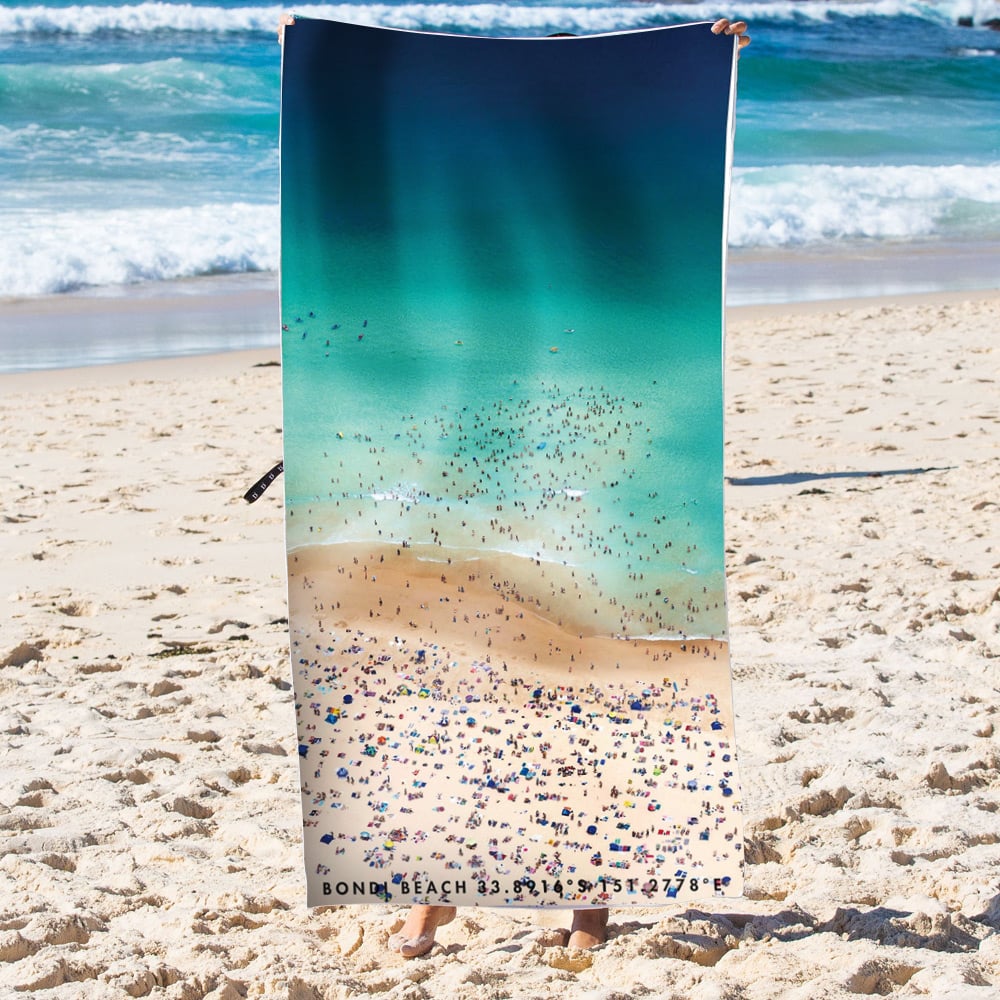 NEW Destination Towels Beach Towel Harbour Pastels 