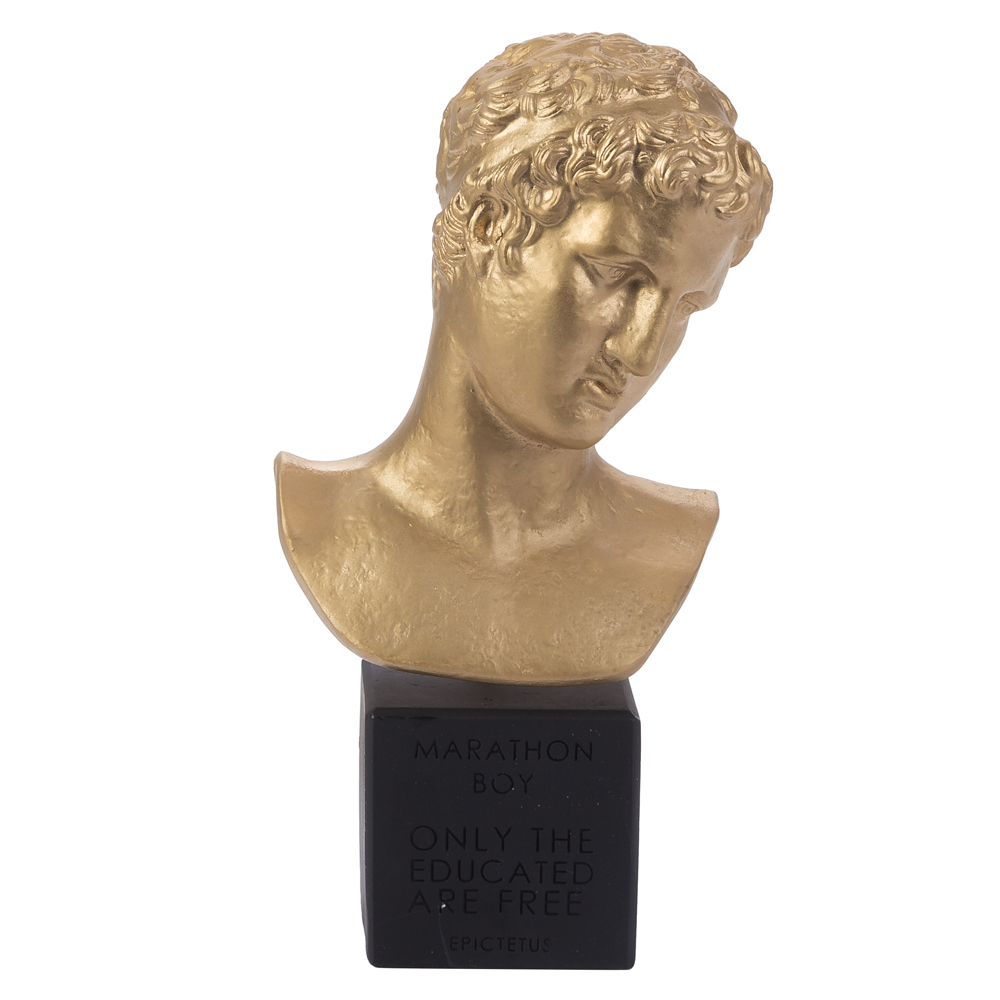 Sophia - Marathon Boy Statue Gold Medium | Peter's of Kensington