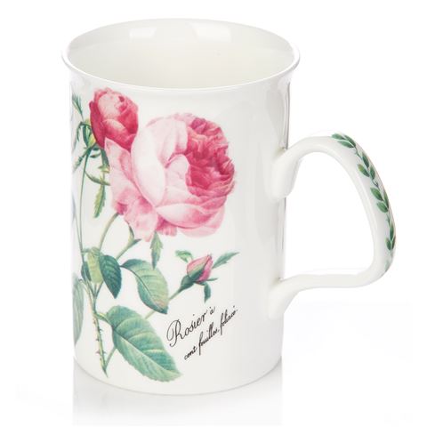 Roy Kirkham - Redoute Rose Lancaster Mug Pink | Peter's of Kensington