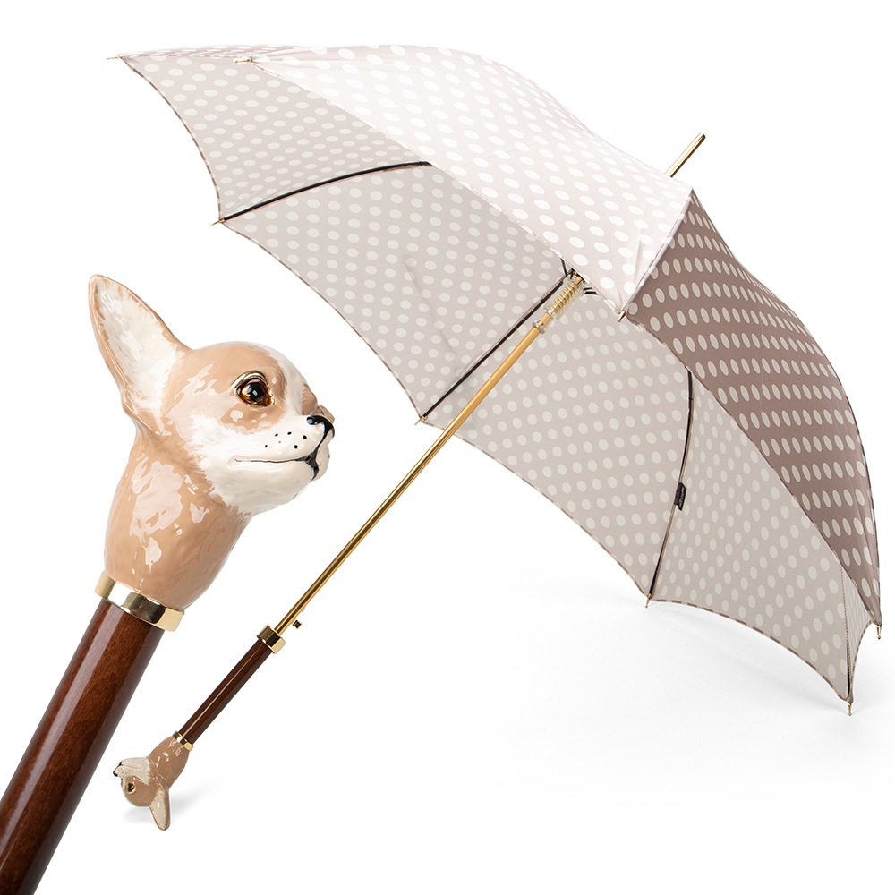 Chihuahua Umbrella with Dots Pasotti