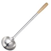 Chef Inox - Stainless Steel Ladle W/Wooden Handle 11x35cm