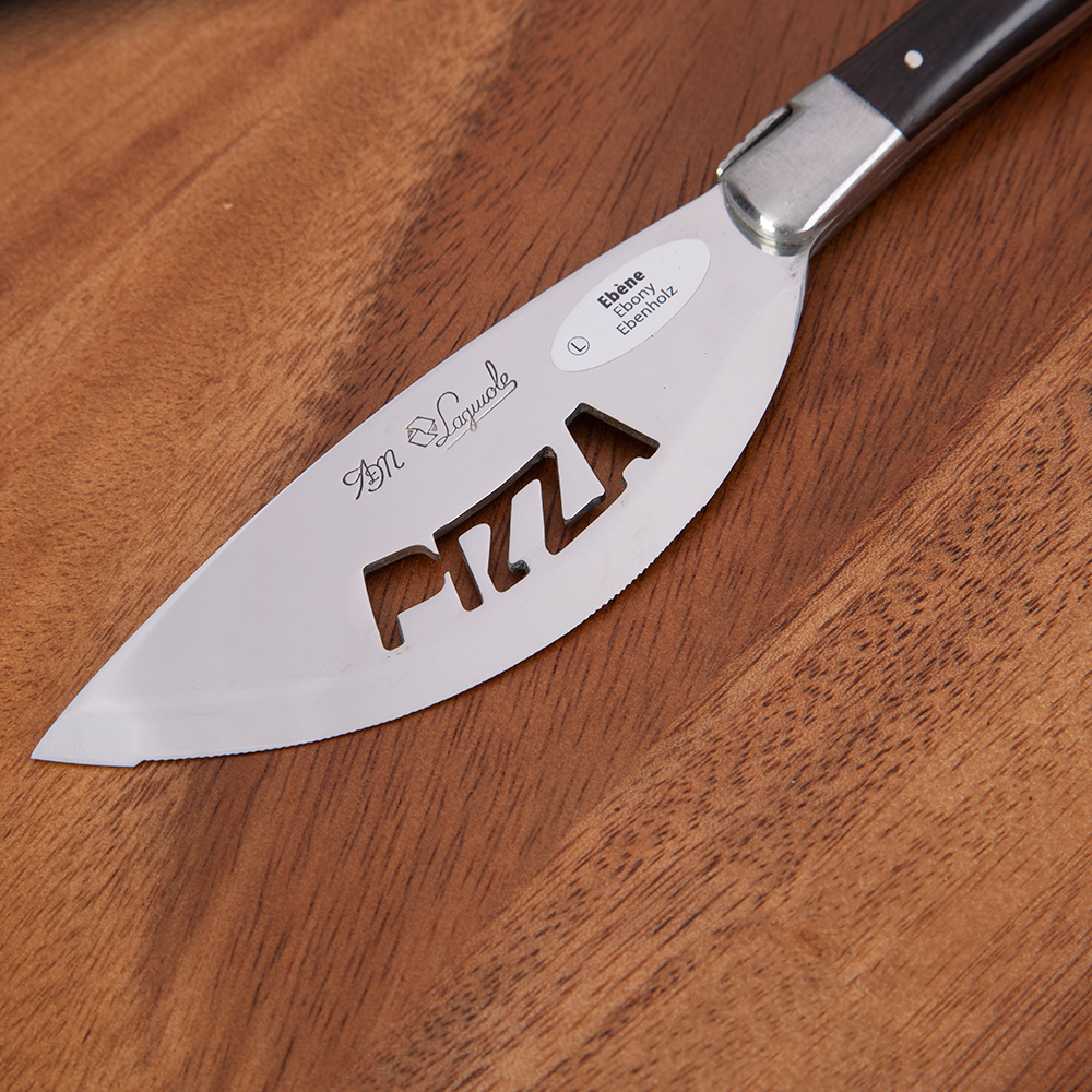 Laguiole Pizza Peel W/Ebony Pizza Knife Set 2pce Peter's of Kensington