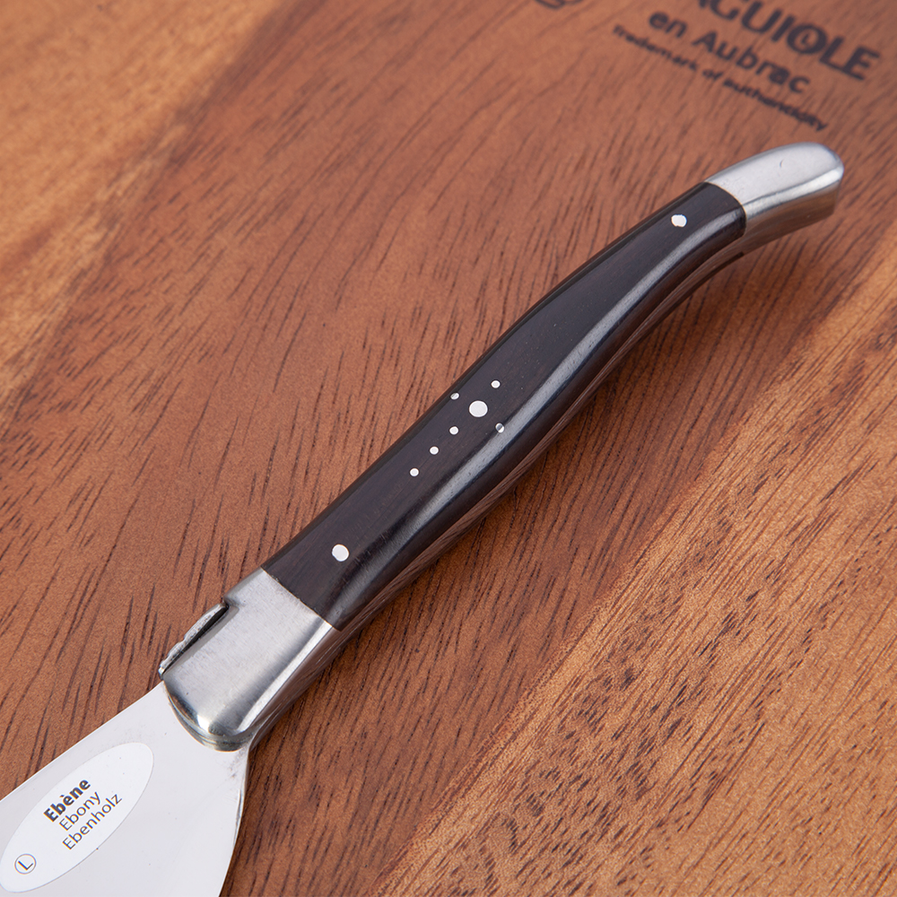 Laguiole Pizza Peel W/Ebony Pizza Knife Set 2pce Peter's of Kensington