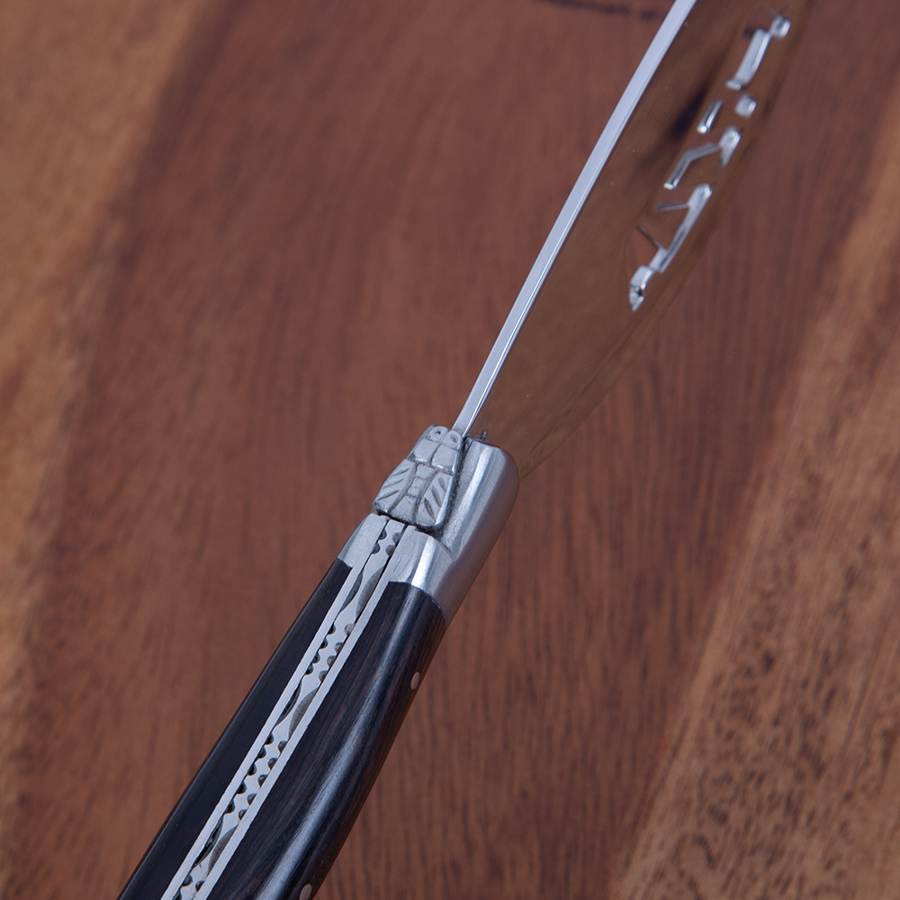 Laguiole Pizza Peel W/Ebony Pizza Knife Set 2pce Peter's of Kensington