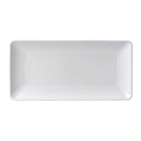 Wedgwood - GIO White Rectangular Tray 21cm